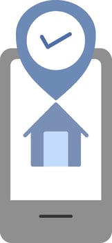 Gps Tracker Flat Icon vector