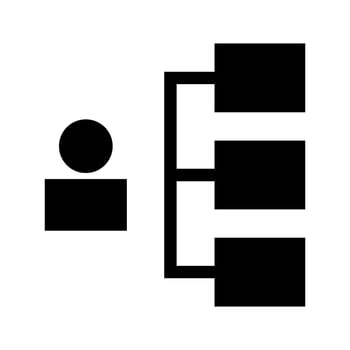 Project Management Icon Symbol Design Illustration vector
