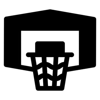 basketball glyph icon illustration isolated on white background vector