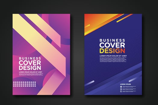 Business cover design template for Leaflet advertising, poster, magazine and other business vector