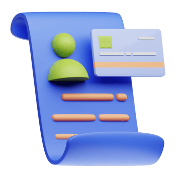 3D Illustration credit png