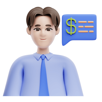 3D Illustration financial advice png