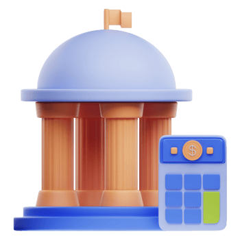 3D Illustration governmental accounting png
