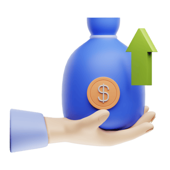 3D Illustration revenue png