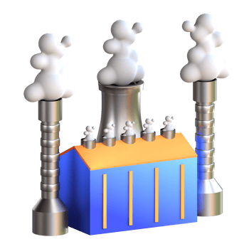 3D Illustration emissions png