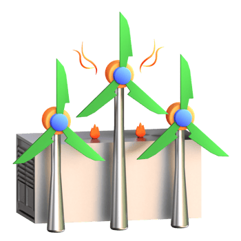 3D Illustration energy crisis png