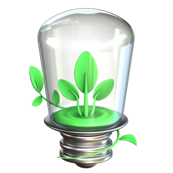 3D Illustration energy conservation png
