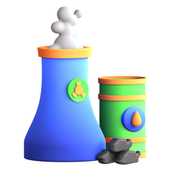 3D Illustration nonrenewable energy png