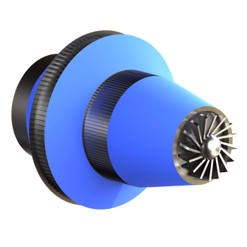 3D Illustration turbine png