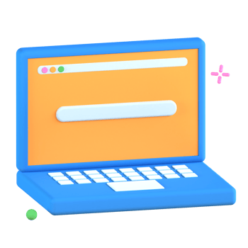 3D Illustration laptop png