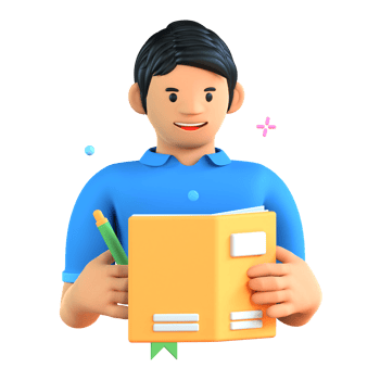 3D Illustration writing png