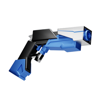 3D Illustration gun png