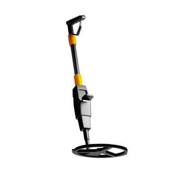 3D Illustration metal detector png