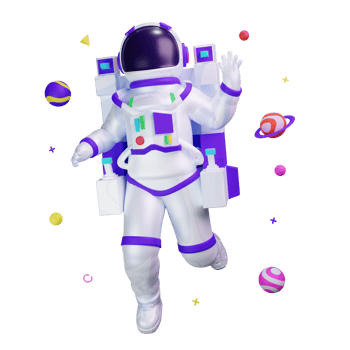 3D Illustration astronaut png