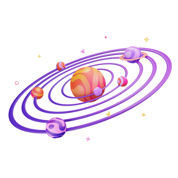 3D Illustration galaxy png
