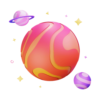 3D Illustration planet png
