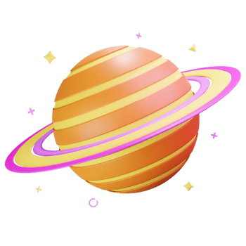 3D Illustration saturn png