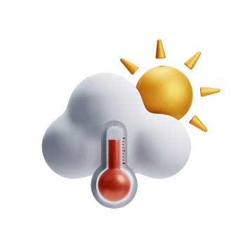 3D Illustration warm weather png
