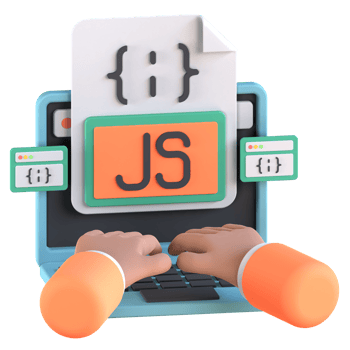 3D Illustration of scripting language javascript png