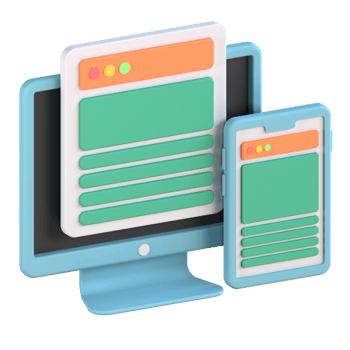 3D Illustration of responsive design png