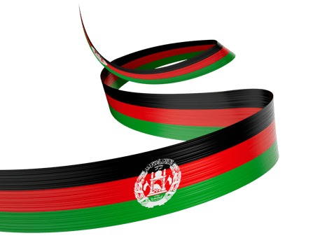 3d Flag Of Afghanistan 3d Wavy Shiny Afghanistan Ribbon 3d Illustration png