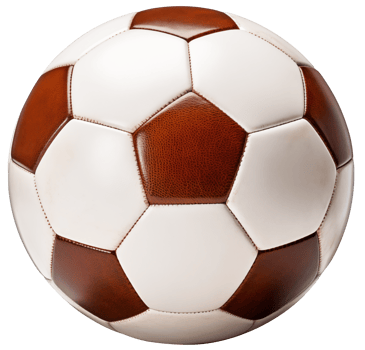 Football brown ball Isolated on transparent background png