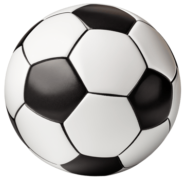 Football stroke ball Isolated on transparent background png