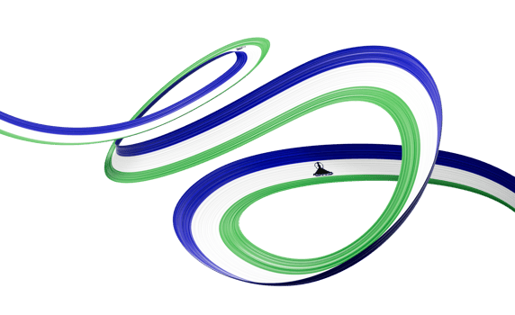 3d Flag Of Lesotho 3d Shiny Waving Lesotho Ribbon Flag 3d Illustration png