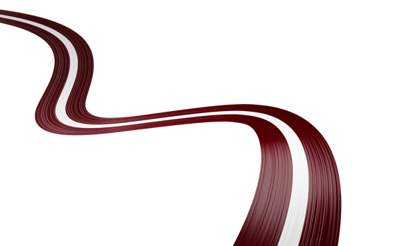 3d Flag Of Latvia 3d Wavy Shiny Latvia Ribbon Flag 3d Illustration png