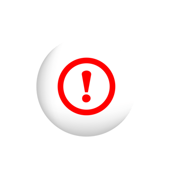 Caution warning signs. Exclamation marks png