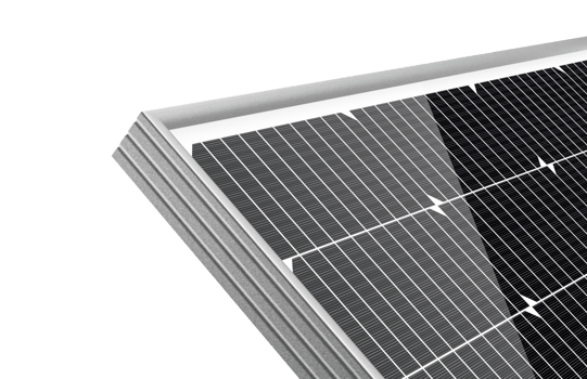 Close up of Solar Panel 3d illustration png