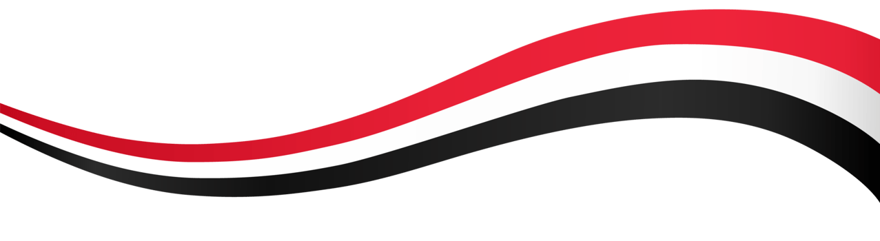 Yemen flag wave png