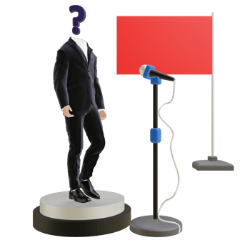 3 D illustration of candidate icon png