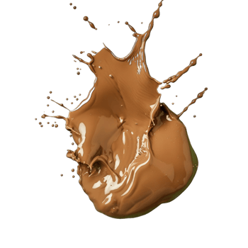 Chocolate Milk Splash Isolated on Transparent Background png