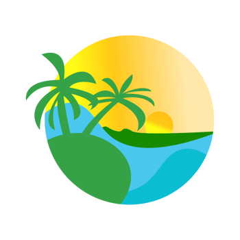 tropical island palm trees, beach, sunset, sunset beach, sunset beach, sunset beach, png