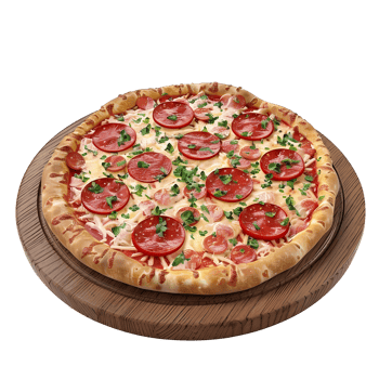 pizza 3d realistic icon illustration isolated on transparent background png