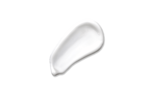 Swatch Smear of White beauty cream, body lotion, moisturizer sample wipes. Skin care swab isolated isolated on tranparent background. BB CC Cream, Texture Base Under Makeup png