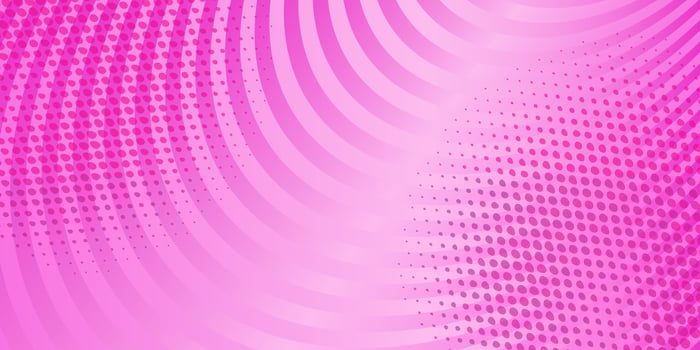 Hot pink trendy background banner. Abstract design wallpaper for template social media. Valentines day concept vector