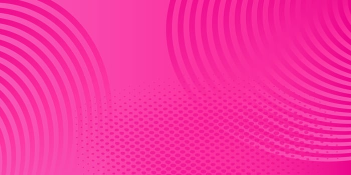 Hot pink trendy background banner. Abstract design wallpaper for template social media. Valentines day concept vector