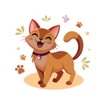 Realistic Pet Cat , Dog Illustration Concepts vector