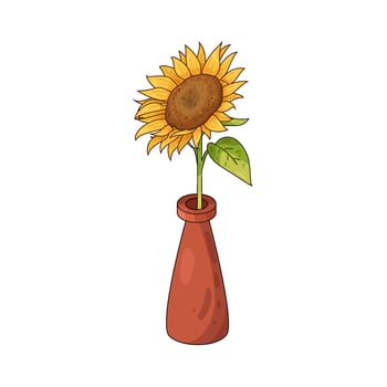 Illustration of sunflower vector