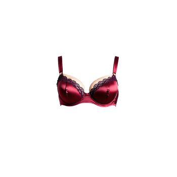 Seductive Burgundy Satin Bra A seductive burgundy satin bra with a rich wine inspired color png