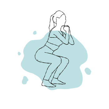 lineart women exercising yoga pose png