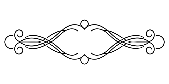 graphic with a black elegant plant ornament on an isolated background png