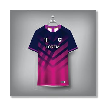 Jersey template sport t shirt design vector