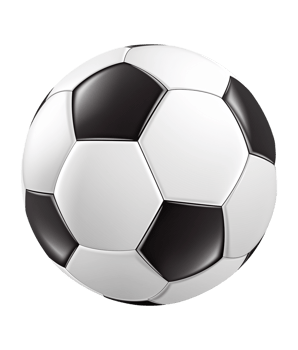 Soccer ball 3d high quality png