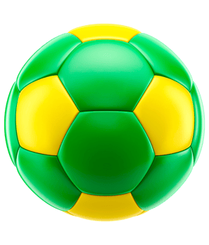 Soccer ball 3d high quality png