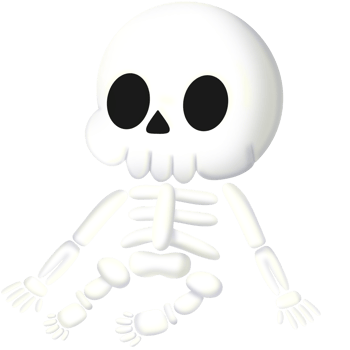 Skull ghost halloween png