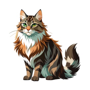 Realistic Illustration of Popular Pet Cat vector
