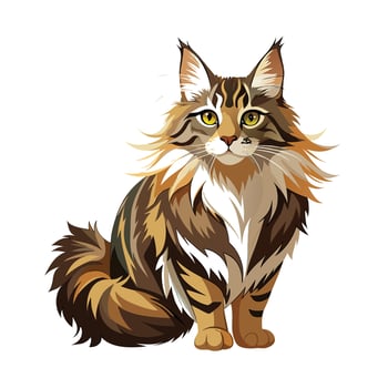 Realistic Illustration of Popular Pet Cat vector